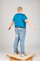 Whole Body Woman White Casual Overweight Studio photo references